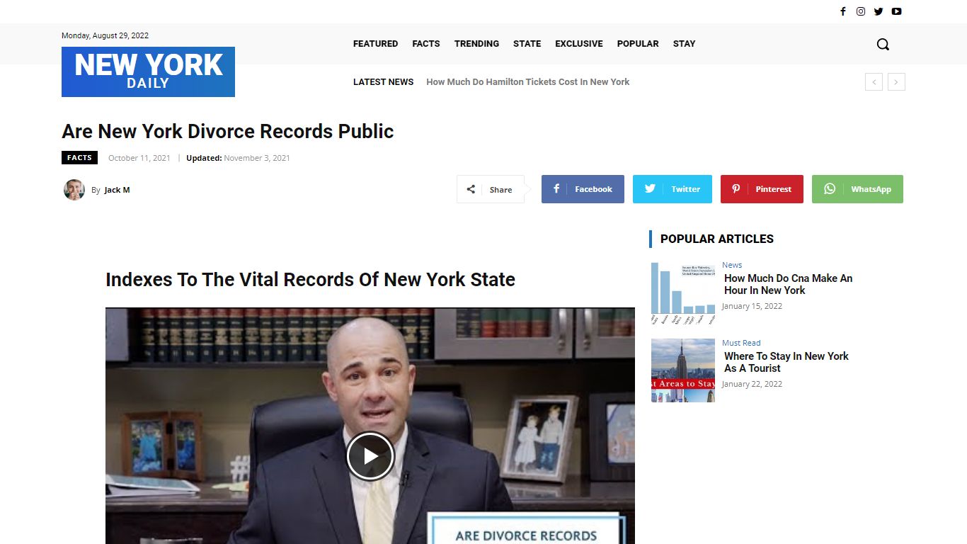 Are New York Divorce Records Public - NewYorkDaily.net